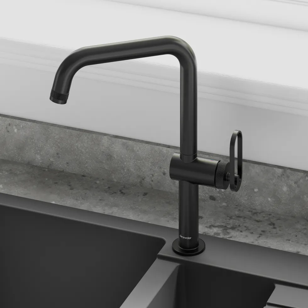 Clearwater Juno WRAS Approved Single Lever Industrial-Style Mono Kitchen Mixer Tap