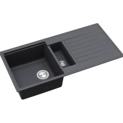 Clearwater Kameo Smart 1.5 Bowl Granite Composite Kitchen Sink - 1000 x 500mm