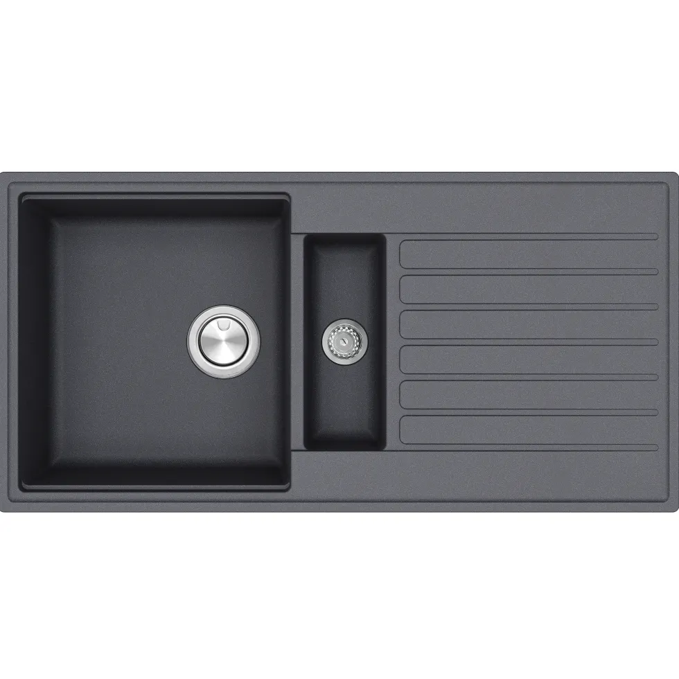 Clearwater Kameo Smart 1.5 Bowl Granite Composite Kitchen Sink - 1000 x 500mm