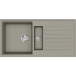 Clearwater Kameo Smart 1.5 Bowl Granite Composite Kitchen Sink - 1000 x 500mm