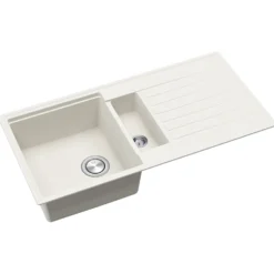 Clearwater Kameo Smart 1.5 Bowl Granite Composite Kitchen Sink - 1000 x 500mm
