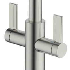 Clearwater Kira Twin Lever Mono Pull Out Spray Kitchen Mixer