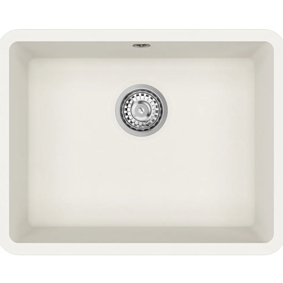 Clearwater Nova 1 Bowl Granite Composite Inset/Undermount Kitchen Sink - 585 x 460mm