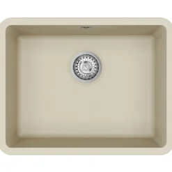 Clearwater Nova 1 Bowl Granite Composite Inset/Undermount Kitchen Sink - 585 x 460mm