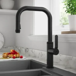 Clearwater Pioneer WRAS Approved Single Lever Industrial-Style Mono Pull Out Spray Kitchen Mixer Tap