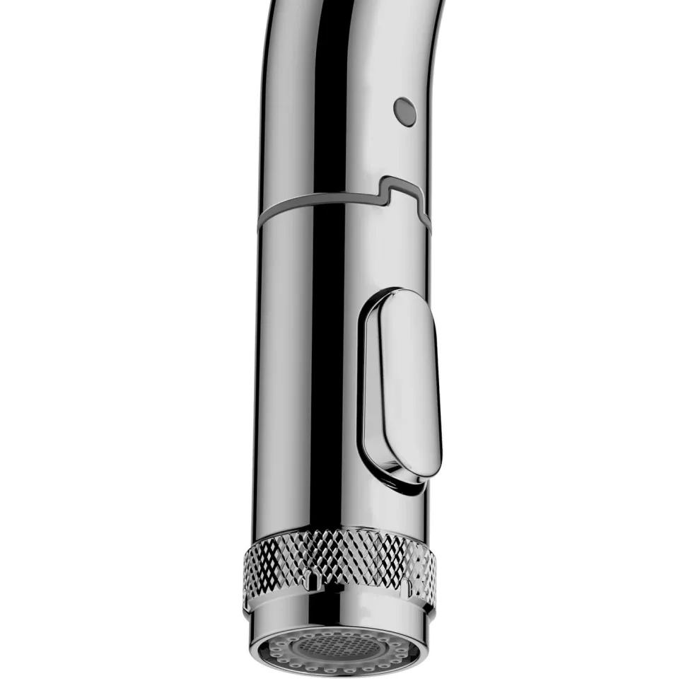 Clearwater Pioneer WRAS Approved Single Lever Industrial-Style Mono Pull Out Spray Kitchen Mixer Tap