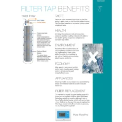 Clearwater Toledo Twin Lever Pull Out Spray Mono Kitchen Mixer and Cold Filtered Water Tap