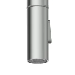 Clearwater Topaz Twin Lever Mono Pull Out Spray Kitchen Mixer with Knurled Handles