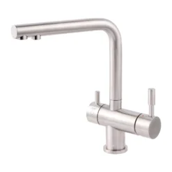 Clearwater Zuben Filtered Mono Kitchen Mixer with Swivel Spout and Ultrapure Cartridge - Stainless Steel