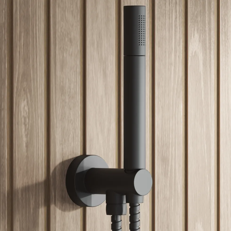Core Concealed Thermostatic Valve, Fixed Head & Shower Handset Kit