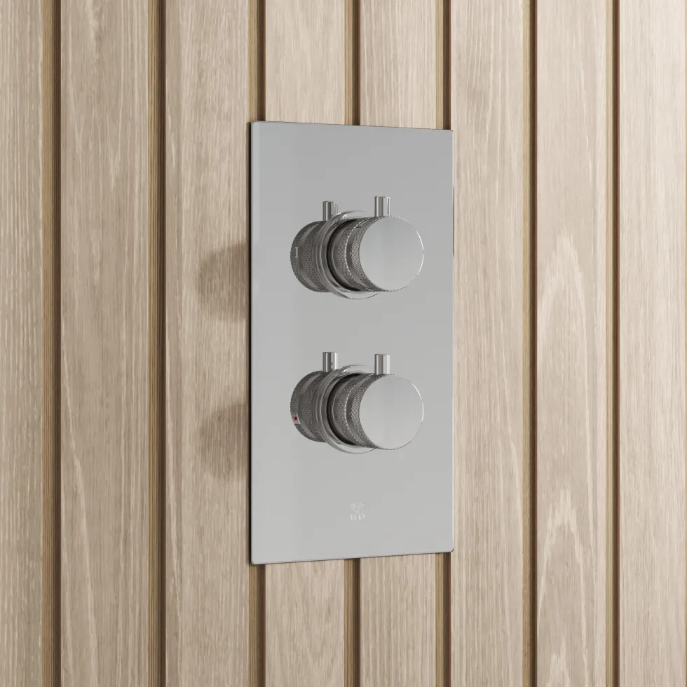 Core Concealed Thermostatic Valve, Fixed Head & Shower Handset Kit
