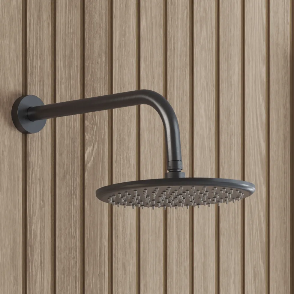Core Concealed Thermostatic Valve, Fixed Head & Shower Rail Kit