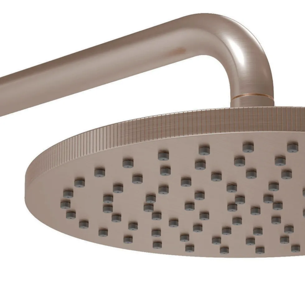 Core Concealed Thermostatic Valve, Fixed Head & Shower Rail Kit
