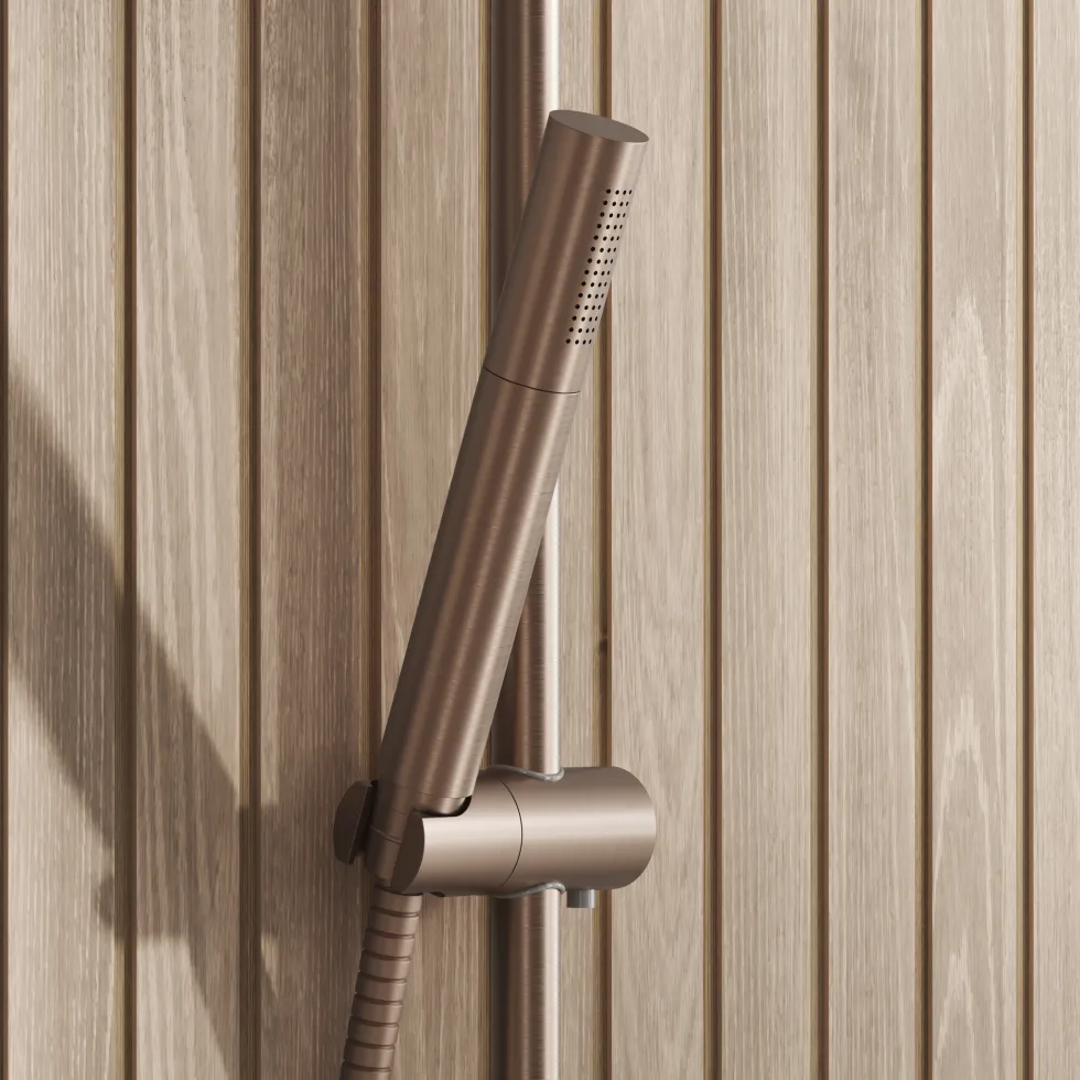 Core Exposed Thermostatic Rigid Riser Shower Kit