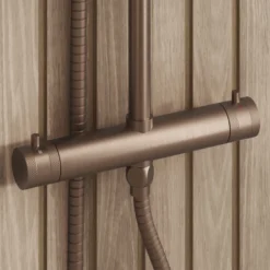 Core Exposed Thermostatic Rigid Riser Shower Kit