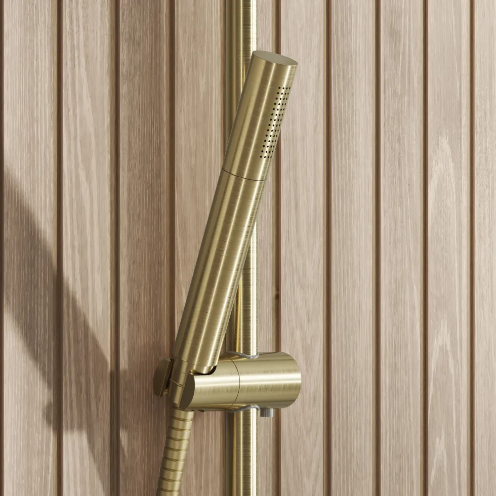 Core Exposed Thermostatic Rigid Riser Shower Kit