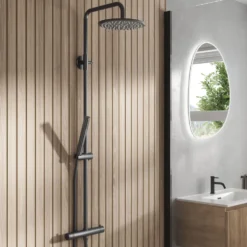 Core Exposed Thermostatic Rigid Riser Shower Kit