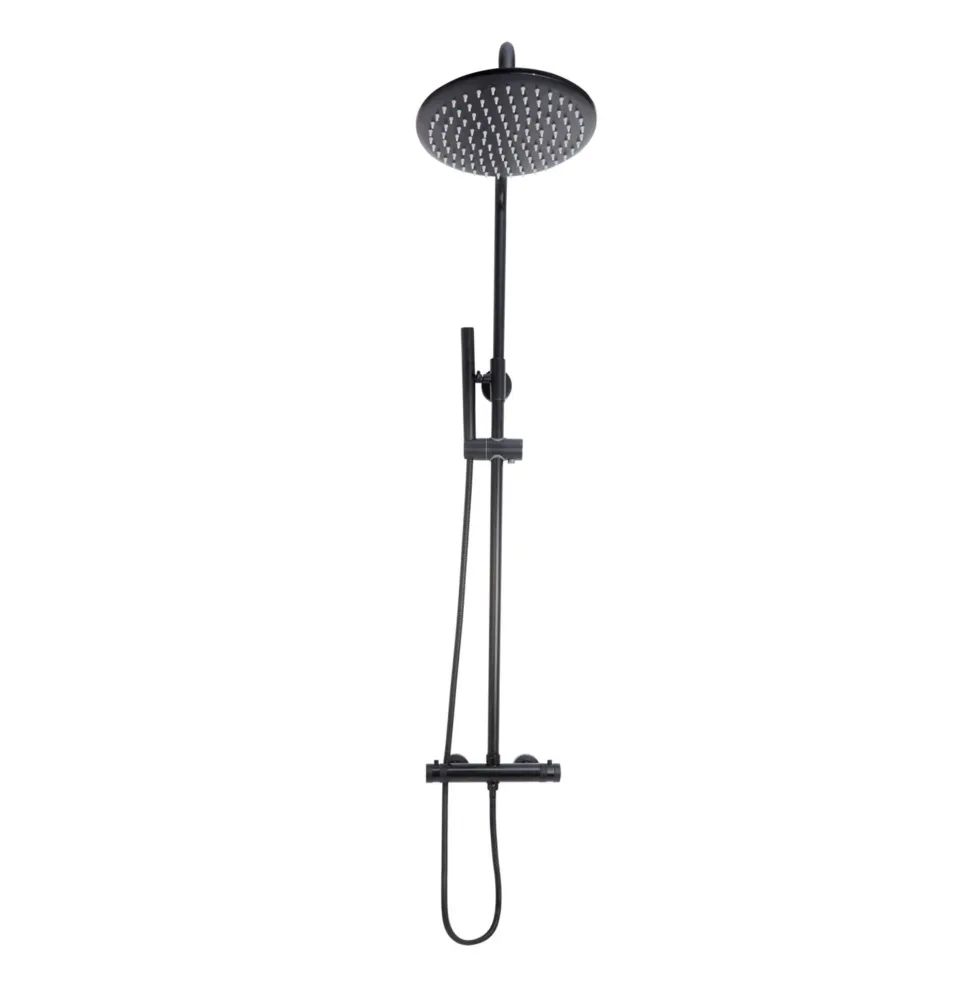 Core Exposed Thermostatic Rigid Riser Shower Kit