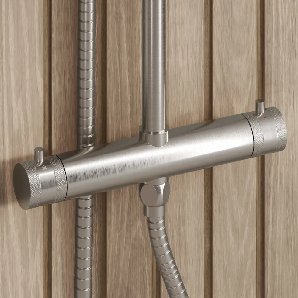 Core Exposed Thermostatic Rigid Riser Shower Kit