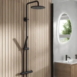 Core Exposed Thermostatic Rigid Riser Shower Kit