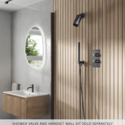 Core Fluted Spotlight Shower Head
