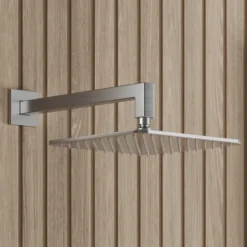 Core 1 Outlet Concealed Valve & Fixed Wall Mounted Square Shower Head