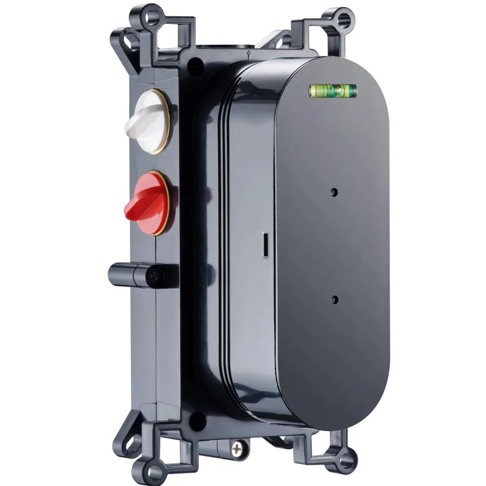 Core 1 Outlet Concealed Valve & Fixed Wall Mounted Square Shower Head