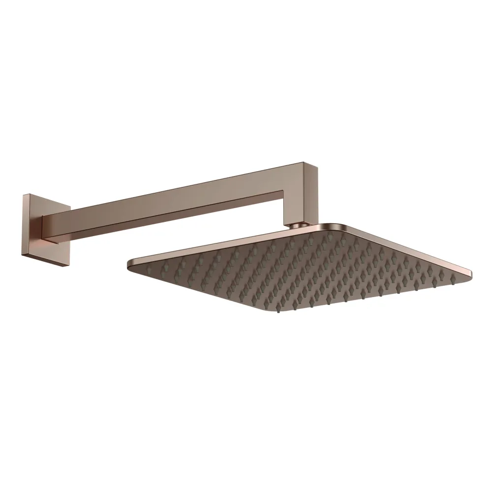 Core 1 Outlet Concealed Valve & Fixed Wall Mounted Square Shower Head