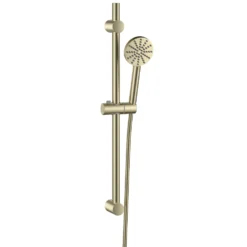 Core 1 Outlet Exposed Thermostatic Bar Valve & Fluted Slide Rail Shower Kit