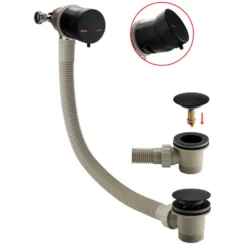 Core Overflow Bath Filler with Click Clack Waste