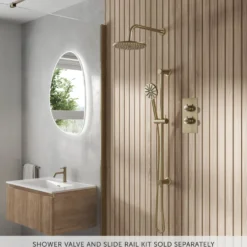 Core Round Fixed Shower Head with Arm