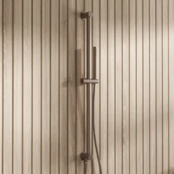 Core Shower Package with 3 Outlet Concealed Valve, Fixed Shower Head, Slide Rail Kit & Overflow Bath Filler