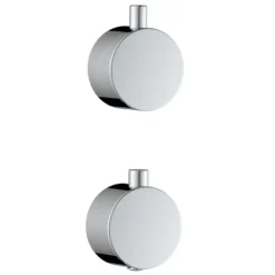Core Shower Package with 2 Outlet Concealed Valve, Shower Head & Fluted Handset Slide Rail Kit