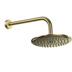 Core Shower Package with 2 Outlet Concealed Valve, Shower Head & Fluted Handset Slide Rail Kit