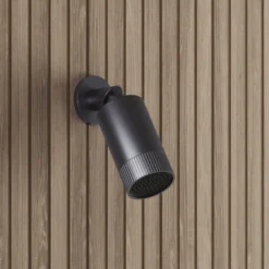 Core Shower Package with 2 Outlet Concealed Valve with Wall Mounted Fluted Spotlight Shower Head & Fluted Handset Slide Rail Kit