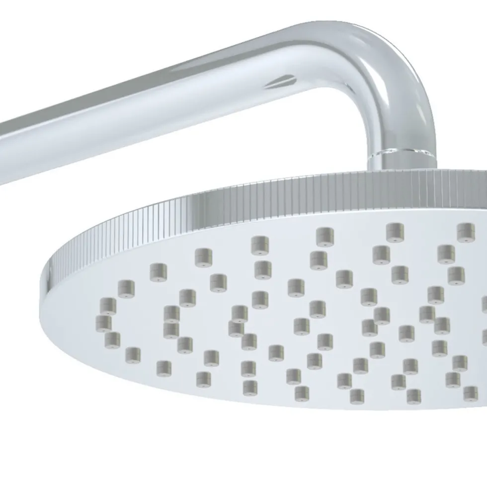 Core Shower Package with 2 Outlet Manual Valve, Fixed Wall Mounted Shower Head & Microphone Handset Slide Rail Kit
