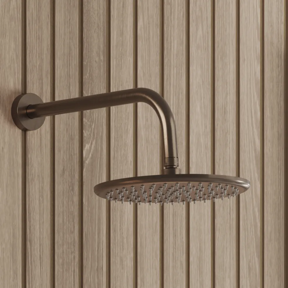 Core Shower Package with 2 Outlet Manual Valve, Fixed Wall Mounted Shower Head & Shower Kit