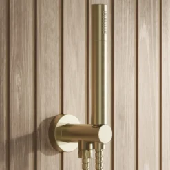 Core Shower Package with 2 Outlet Valve, Fixed Wall Mounted Square Shower Head & Shower Wall Kit