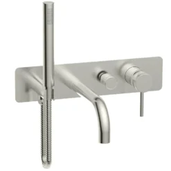Core Wall Mounted Bath Shower Mixer, Handset & Hose