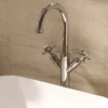 Crosswater Belgravia Crosshead Chrome Tall Monobloc Basin Mixer