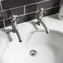 Crosswater Belgravia Crosshead Long Nose Basin Tap - Chrome