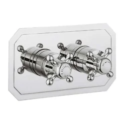 Crosswater Belgravia Crosshead Slimline 2 Outlet WRAS Approved Concealed Thermostatic Shower Valve