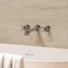 Crosswater Belgravia Crosshead Wall Mounted Bath Filler with Concealed Valves