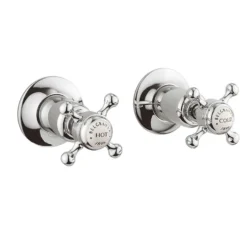 Crosswater Belgravia Crosshead Wall Mounted Bath Filler with Concealed Valves