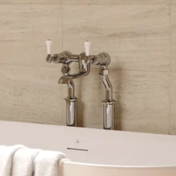 Crosswater Belgravia Lever Floor Standing Bath Filler