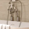 Crosswater Belgravia Lever Floor Standing Bath Shower Mixer with Handset Kit
