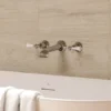 Crosswater Belgravia Lever Wall Mounted Bath Filler with Concealed Valves