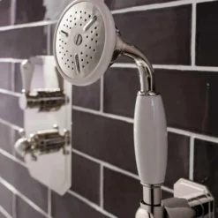 Crosswater Belgravia Shower Handset, Wall Outlet & Hose