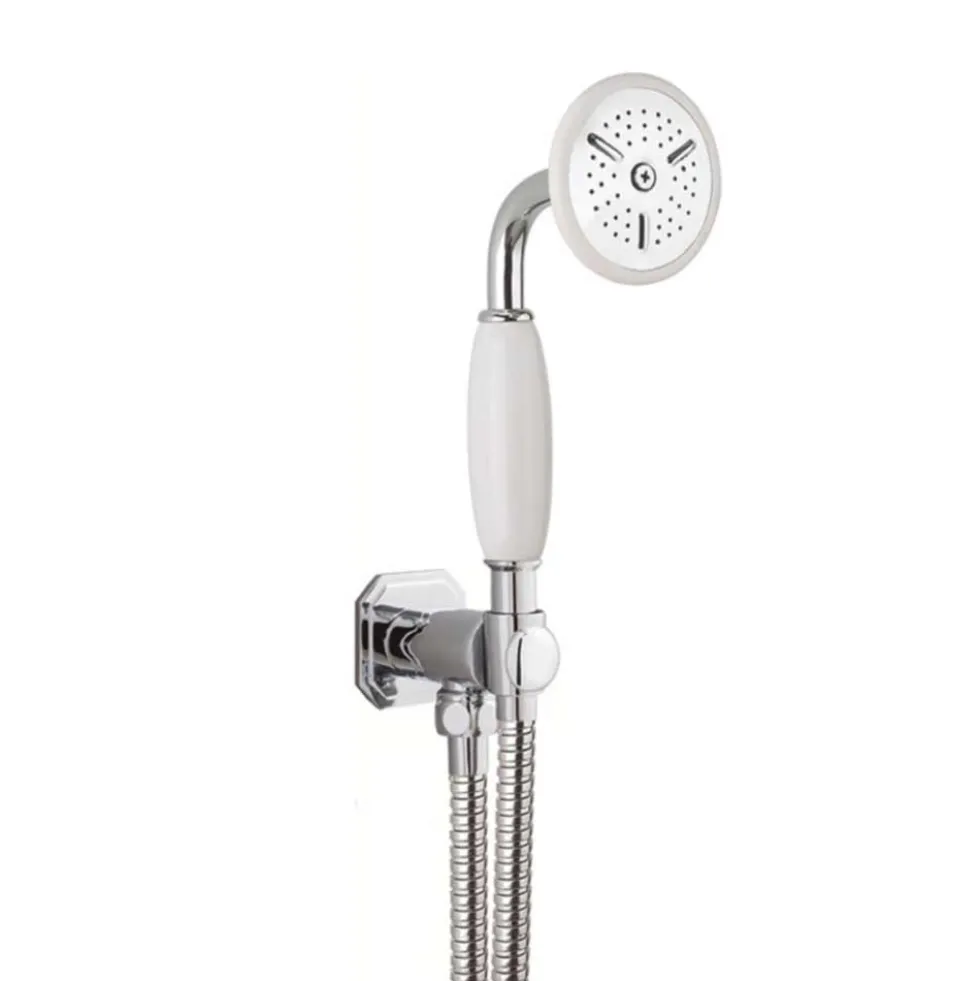 Crosswater Belgravia Shower Handset, Wall Outlet & Hose