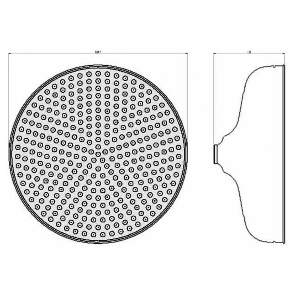Crosswater Belgravia Traditional Fixed Shower Head - Multiple Sizes